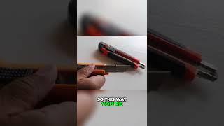 Hidden Tool in a Utility Knife #seejanedrill#utilityknife