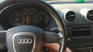 Audi A3 погасла панель, не заводится, схватывает и глохнет и пищит