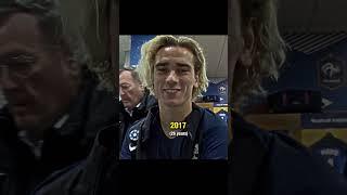 Antoine Griezmann through the years (1998-2024) #antoinegriezmann #evolution #shorts