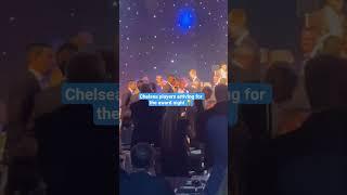 Chelsea players arriving for the award night 
