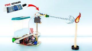 How to make a simple Robot Firefighting with Fire Sensor | Arduino