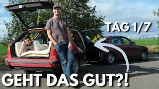 2.200 km Roadtrip: Wir schlafen in einem halben BMW E34 | Folge 1