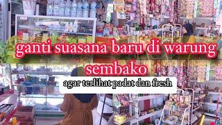 BORED,,,CHANGE THE ATMOSPHERE IN THE GROCERY STORE|| CLEANING UP AND CLEAN UP