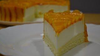 Йогуртовый Торт с Персиками (Райский Вкус)) Yogurt cake with peaches