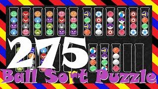 Ball Sort Puzzle  Level 275 No Extra TubesGame Walkthrough