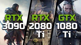 RTX 3090 vs RTX 2080 Ti vs GTX 1080 Ti - Test in 10 Games