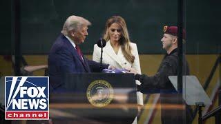 DOUBLE BIRTHDAY: Trump receives gift from the Army’s Golden Knights
