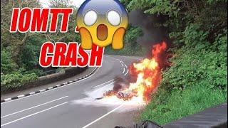 IOM TT Crash, Fly by and Top Speed - Highlights