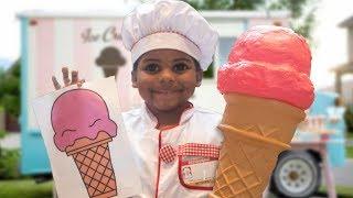 GOO GOO GAGA PRETEND PLAY WITH ICE CREAM CART!