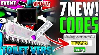 FINALLY NEW TOILET VERSE TOWER DEFENSE CODES 2024 - TOILET VERSE TOWER DEFENSE  - ROBLOX