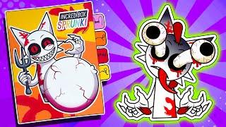 paper diy Rescue INCREDIBOX SPRUNKI Game Book (+ WENDA Pregnant Squishy Surgery) ASMR