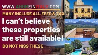 AMAZING ITALIAN PROPERTIES still for sale in the incredible region of ABRUZZO