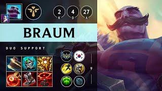 Braum Support vs Rell - KR Challenger Patch 14.21