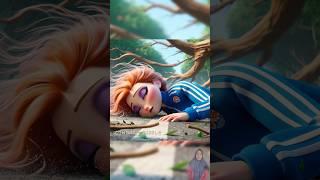 Sad story ELSA & ANNA  - Tourner dans levide️ #princess #disney #shorts