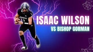 Isaac wilson vs #2 Bishop Gorman | Football Highlights