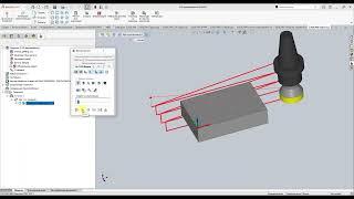 Обучение Solidcam, базовый урок №1. 2.5D фрезерование, обработка поверхности