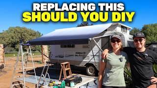  Caravan Awning Replacement  Was DIY A Good Idea?