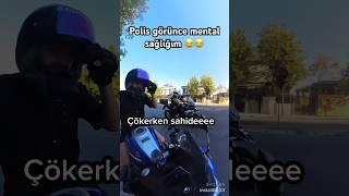 Polis görünce mental sağlığım  #shorts #keşfet #kurye #motovlog #viral #fyp #trendyolgo #tiktok