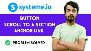 How to add Button Scroll to a Section or Anchor link in systeme.io