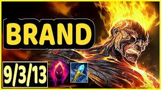 BRAND VS XERATH - 9/3/13 KDA MID GAMEPLAY