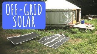 Off-Grid Solar Setup at That Yurt (PowerFilm + Goal Zero)