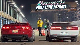 Taking my ZL1 DRAG RACING at Fast Lane Friday - Homestead Miami Speedway