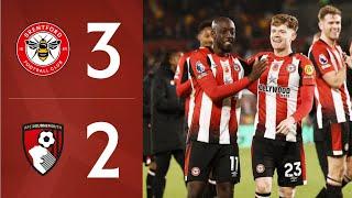 YOANE WISSA AT THE DOUBLE  | Brentford 3-2 AFC Bournemouth | Premier League Highlights