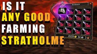 INSANE GOLD FARM IN STRATHOLME? | WOTLK PRE PATCH GOLD FARM | World of Warcraft