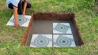 Ideas for recycling tiles ️ How to make a garden nice on a budget?