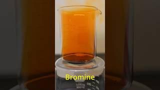 Bromine a Dangerous Toxic Liquid