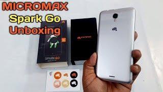 Micromax Spark Go Unboxing and first look features new budget mobile launched