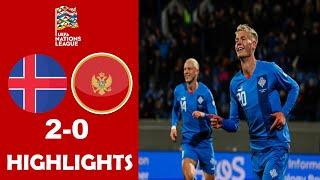 Iceland vs Montenegro 2-0 Highlights Goals - Nations League 2024