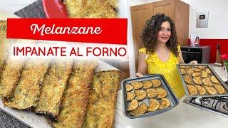 Baked breaded aubergines: easy, quick and super tasty recipe!