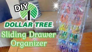 *SLIDING DRAWER* Organizer!!! | Cooling Rack DIY | Dollar Tree DIY!!!