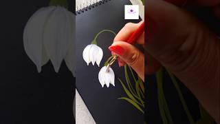 Easy Flower Painting #artvideo #artwork #viralshorts #art #flowers #wocol