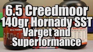 6.5 Creedmoor - 140gr Hornady SST with Varget and Superformance