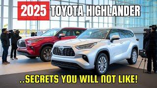 6 Shocking Reasons to Avoid the 2025 Toyota Highlander! Midsize SUV Review!