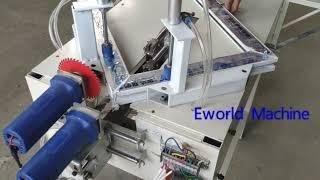 CNC desktop UPVC window door corner clean machine