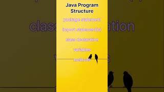 what is Program Structure in java. #shorts #java #fullstack #education #coding #interview #questions