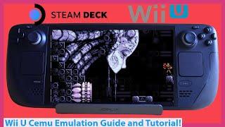 Wii U on Steam Deck! Cemu Emulation Tutorial and Setup Guide for EmuDeck on Steam Deck!