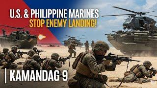 U.S. & PHILIPPINE MARINES STOP ENEMY LANDING! | KAMANDAG 9