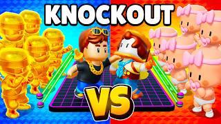 10 vs 10 KNOCKOUT MODE in Stumble Guys!