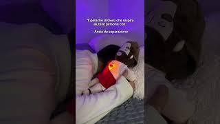 Amo il mio peluche di Gesù che respira ️️#gesù #peluche