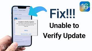 8 Ways to Fix Unable to Verify Update iOS 18/17