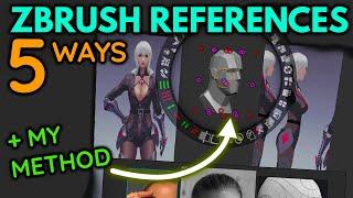 5 Places To Put Reference In ZBrush + Best Method