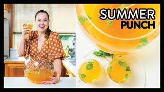 REFRESHING SUMMER PUNCH / Easy Party Punch Recipe