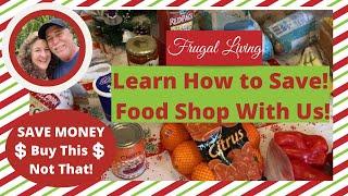 Frugal Living! Learn How To Save Money-Food Shop With Us!