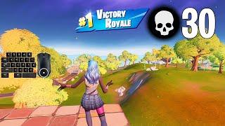 High Elimination Solo Squad Win Season 8 Gameplay Full Game (Fortnite PC Keyboard)