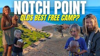 This FREE Camp Blew Us Away!  Notch Point QLD