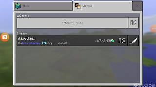 Как зайти на сервер кристаликс в телефоне .             моё первое видео